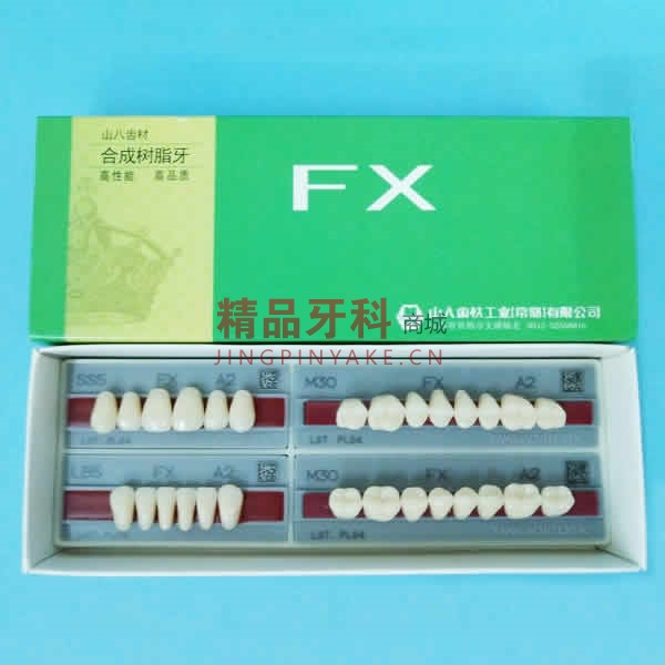 山八 FX增强型复合树脂牙（全口）28颗/盒 SS5A2