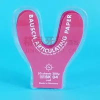 宝诗 BK04马蹄形红色咬合纸 200微米