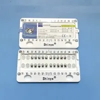 新亚 正畸托槽标准型网底直丝弓托槽 8216-20B 不带钩