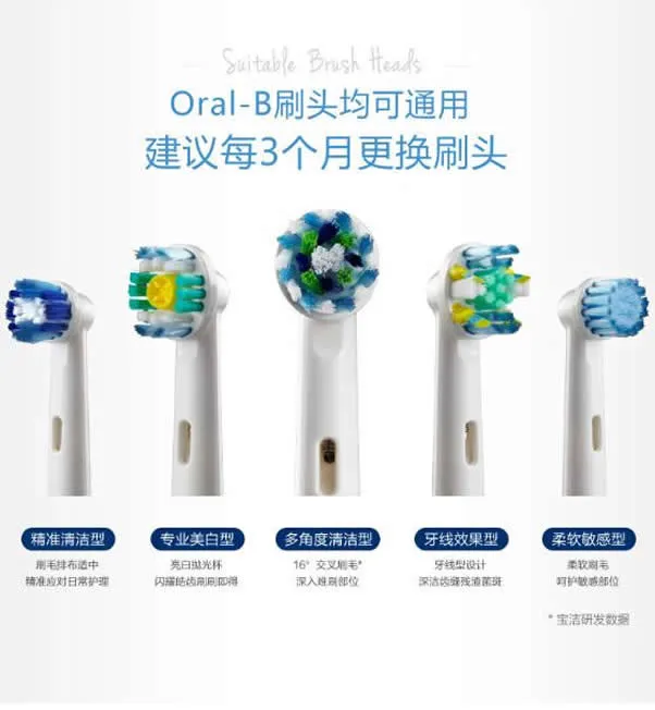 欧乐B P4500 成人充电式3D智能蓝牙声波电动牙刷 欧乐B P4500 成人充电式3D智能蓝牙声波电动牙刷
